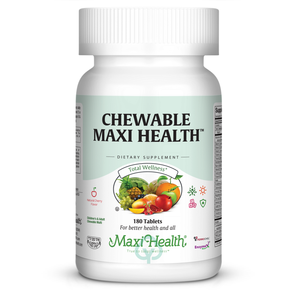 Maxi Health Chewable 180 Chews Total Wellness
