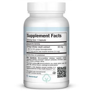 Maxi Health Ginkgo Biloba 90 Caps Mind And Mood
