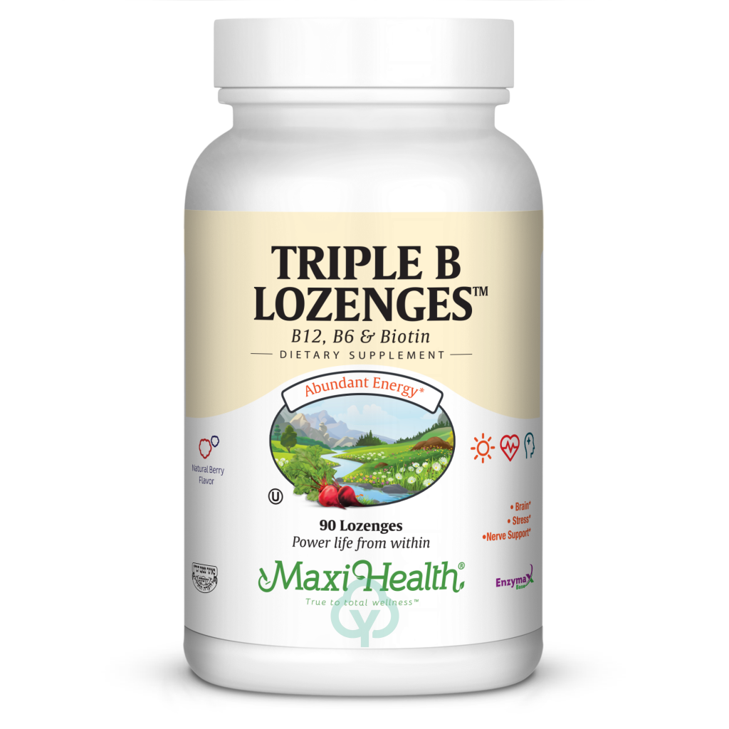 Maxi Health Triple B Lozenges 90 Loz Abundant Energy