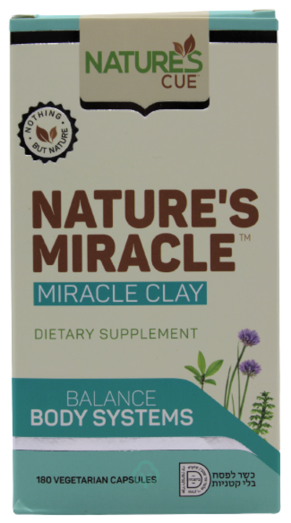 Natures Cure Miracle Clay 180 Veg. Caps Detox
