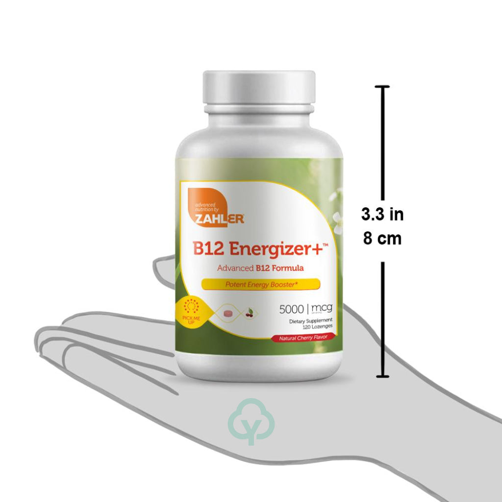 Zahler B12 5000 Energizer+ (120) Lozenges Abundant Energy
