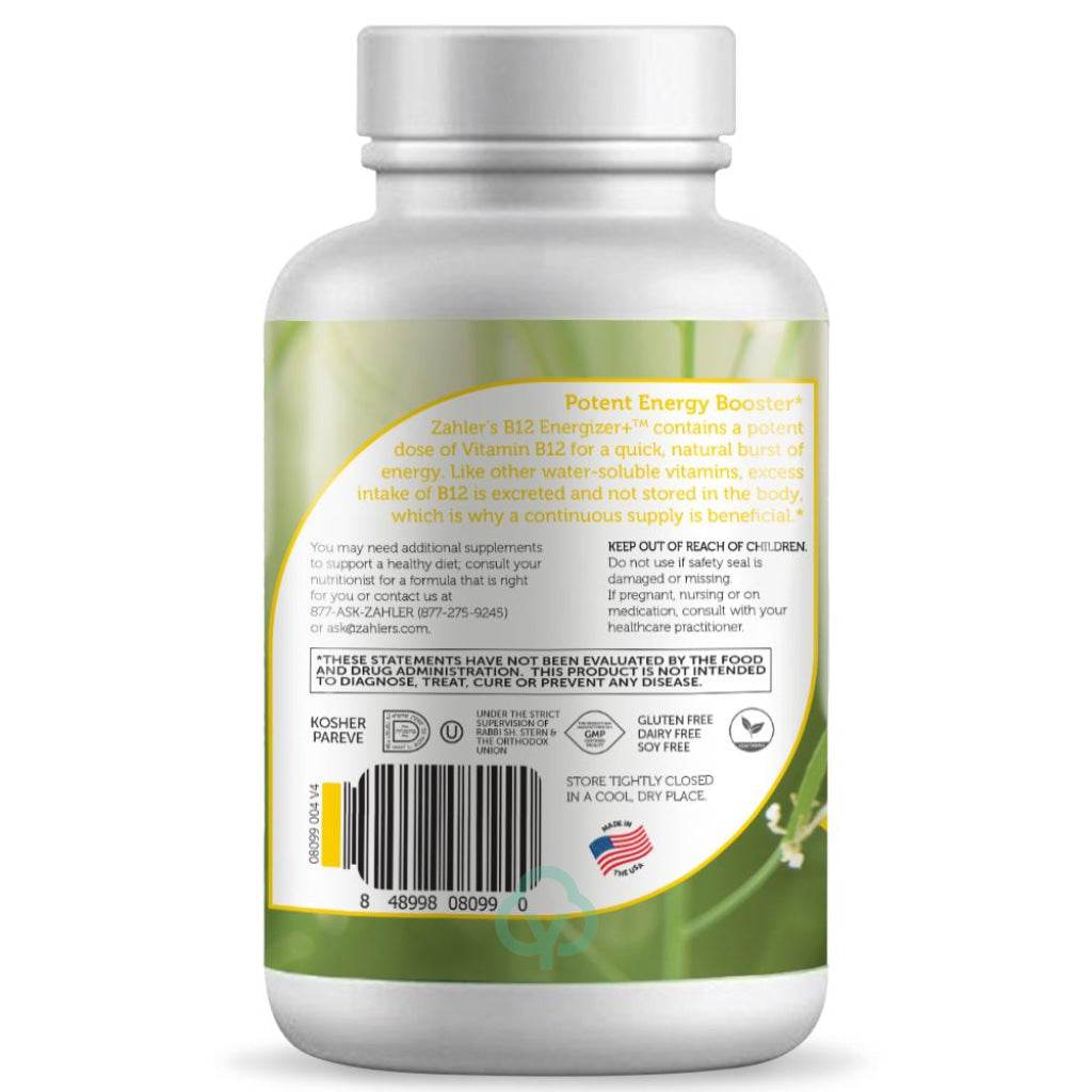 Zahler B12 5000 Energizer+ (120) Lozenges Abundant Energy