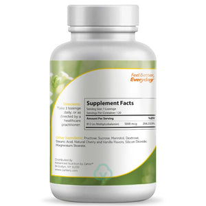 Zahler B12 5000 Energizer+ (120) Lozenges Abundant Energy