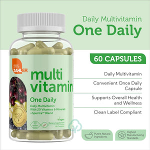 Zahler Multivitamin One Daily 60 Capsules