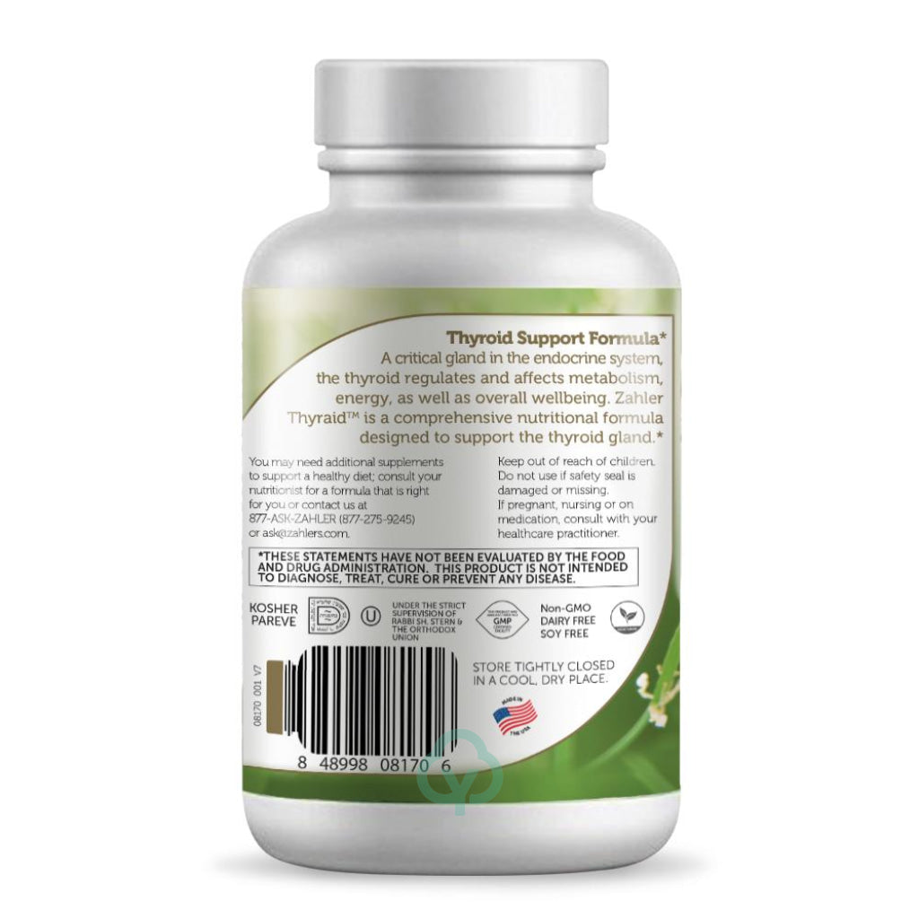 Zahler Thyraide (60) Capsules Advanced Health