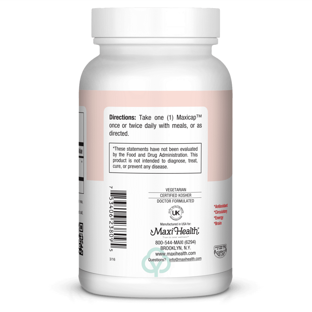Maxi Health Co Q 100 Liquid Caps 90 Heart
